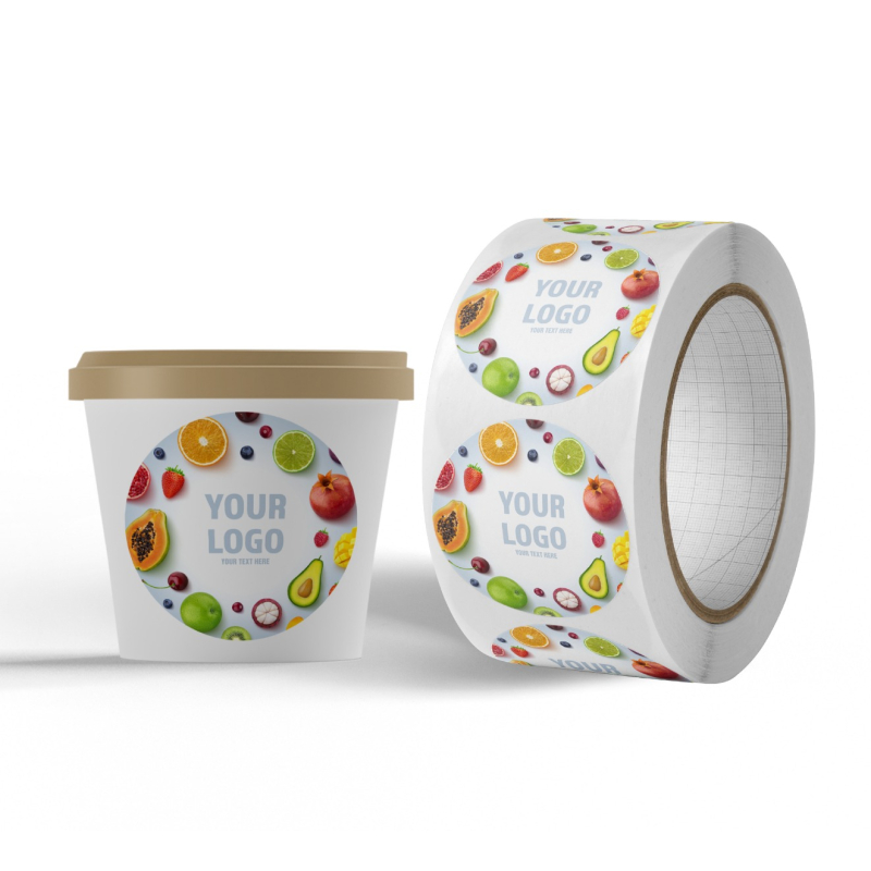 Custom Round Stickers & Labels Printing | Fast Printing - MakPrinting